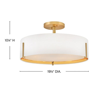 Hinkley Halle Medium Semi-Flush Mount - HL47573 Alternative Image 8