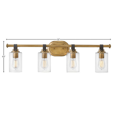 Hinkley Halstead Large Four Light Vanity Wall Sconce Alternative Image 14