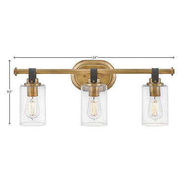 Hinkley Halstead Medium Three Light Vanity Wall Sconce Alternative Image 14