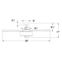 Hinkley Hampton 56" LED Smart Fan Alternate Image-10