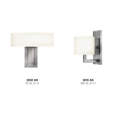 Hinkley Hampton Medium Two Light Sconce Alternative Image 1