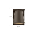 Hinkley Hans LED Outdoor Extra Small Wall Mount Lantern Alternative Image 1
