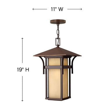 Hinkley Harbor Alternative Image 11" Outdoor Medium Hanging Lantern Alternative Image 1