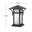 Hinkley Harbor Alternative Image 12V LED Outdoor Medium Pier Mount Lantern Alternative Image 2