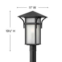 Hinkley Harbor Outdoor Medium Post Mount Lantern Alternative Image 5