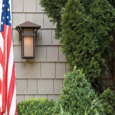 Hinkley Harbor Outdoor Medium Wall Mount Lantern in Anchor Bronze Finish Alternative Image 3