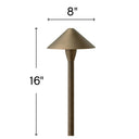 Hinkley Hardy Island Path Light Alternative Image 12V LED Small Classic Path Light Alternative Image 1