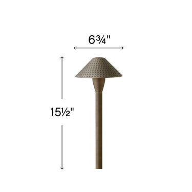 Hinkley Hardy Island Path Light Alternative Image 12V LED Small Hammered Path Light Alternative Image 1