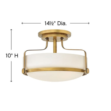 Hinkley Harper Alternative Image 14.5" Medium Semi-Flush Mount Alternative Image 11
