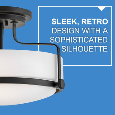 Hinkley Harper Alternative Image 14.5" Medium Semi-Flush Mount Alternative Image 3