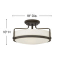 Hinkley Harper Medium Semi-Flush Mount Alternative Image 14