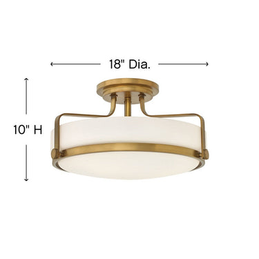Hinkley Harper Medium Semi-Flush Mount Alternative Image 5