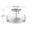 Hinkley Harper Medium Semi-Flush Mount - HL3641 Alternative Image 11