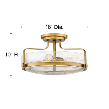 Hinkley Harper Medium Semi-Flush Mount - HL3643 Alternative Image 1