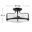 Hinkley Harper Medium Semi-Flush Mount - HL3643 Alternative Image 7