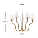Hinkley Harwich Medium Chandelier Alternative Image 1