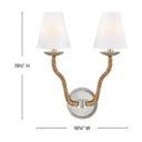 Hinkley Harwich Medium Two Light Sconce Alternative Image 1