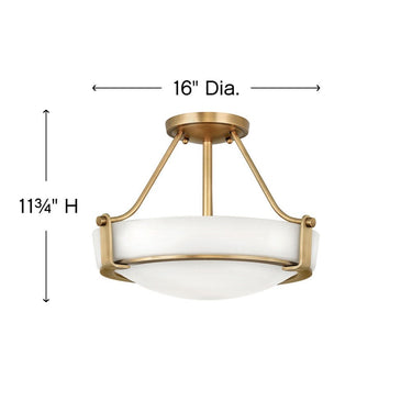Hinkley Hathaway Medium Semi-Flush Mount - Alternative Image 3220HB Alternative Image 1