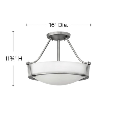 Hinkley Hathaway Medium Semi-Flush Mount - HL3220 Alternative Image 1