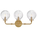 Hinkley Helene Medium Three Light Vanity Wall Sconce Alternative Image 4