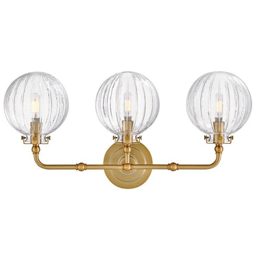 Hinkley Helene Medium Three Light Vanity Wall Sconce Alternative Image 4