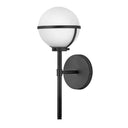 Hinkley Hollis Medium Single Light Vanity Wall Sconce LED in Black Finish 