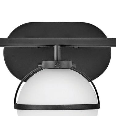 Hinkley Hollis Medium Three Light Vanity Wall Sconce LED in Black Finish Alternative Image 3