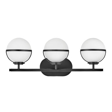 Hinkley Hollis Medium Three Light Vanity Wall Sconce LED in Black Finish Alternative Image 4