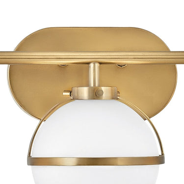 Hinkley Hollis Medium Three Light Vanity Wall Sconce LED in Heritage Brass Finish Alternative Image 1