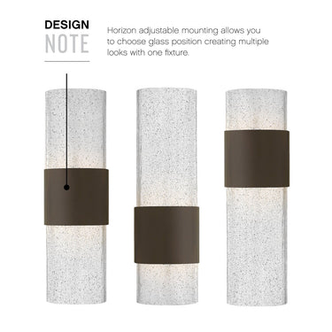Hinkley Horizon Outdoor Medium Wall Mount Lantern - Alternative Image 2894KZ Alternative Image 3