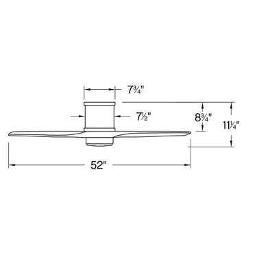 Hinkley Hover Flush 52" LED Smart Fan Alternate Image-15