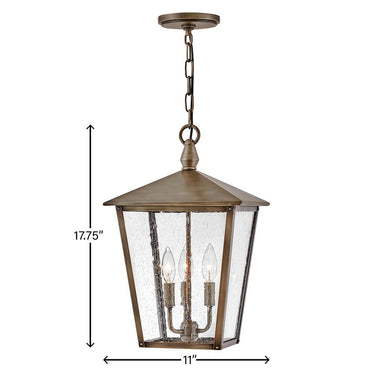Hinkley Huntersfield Alternative Image 11" Outdoor Medium Hanging Lantern Alternative Image 5
