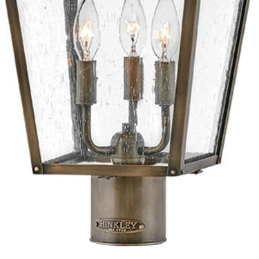 Hinkley Huntersfield Outdoor Medium Post Mount Lantern Alternative Image 4