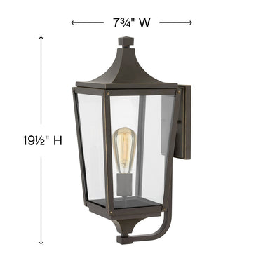 Hinkley Jaymes Outdoor Medium Wall Mount Lantern - Alternative Image 1294OZ Alternative Image 1