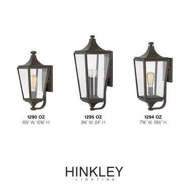 Hinkley Jaymes Outdoor Medium Wall Mount Lantern - Alternative Image 1294OZ Alternative Image 2