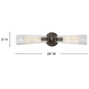 Hinkley Jude Medium Two Light Vanity Wall Sconce Alternative Image 1