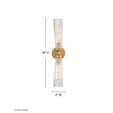 Hinkley Jude Medium Two Light Vanity Wall Sconce Alternative Image 8