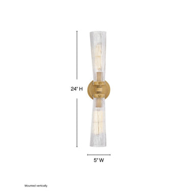 Hinkley Jude Medium Two Light Vanity Wall Sconce Alternative Image 8