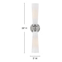 Hinkley Jude Medium Two Light Vanity Wall Sconce - HL50092 Alternative Image 14