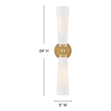 Hinkley Jude Medium Two Light Vanity Wall Sconce - HL50092 Alternative Image 8
