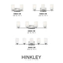Hinkley Karlie Extra Large Five Light Vanity Wall Sconce Alternative Image 6