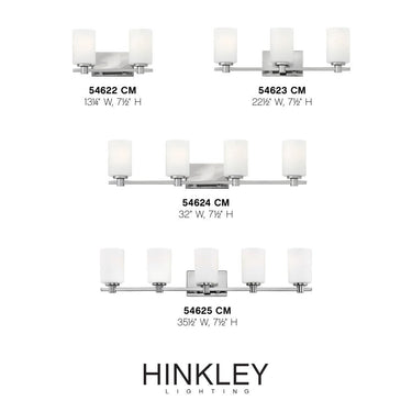 Hinkley Karlie Extra Large Five Light Vanity Wall Sconce Alternative Image 6