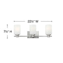 Hinkley Karlie Medium Three Light Vanity Wall Sconce Alternative Image 1