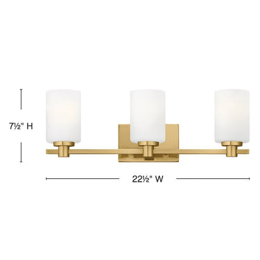 Hinkley Karlie Medium Three Light Vanity Wall Sconce - HL54623 Alternative Image 5
