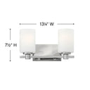 Hinkley Karlie Small Two Light Vanity Wall Sconce Alternative Image 6