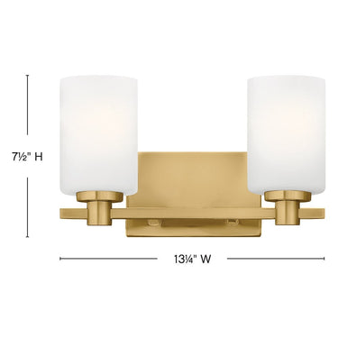 Hinkley Karlie Small Two Light Vanity Wall Sconce - HL54622 Alternative Image 5
