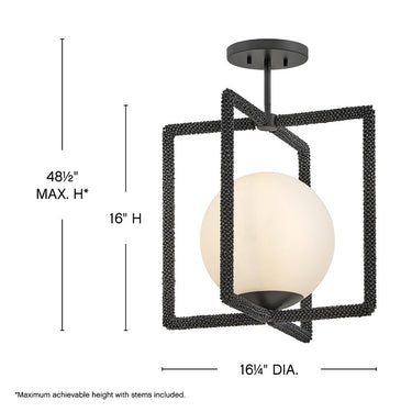 Hinkley Keona Medium Convertible Semi-Flush Mount Alternative Image 8