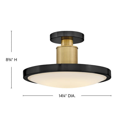 Hinkley Kieran Medium Semi-Flush Mount Alternative Image 1
