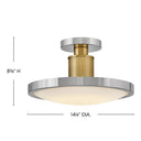 Hinkley Kieran Medium Semi-Flush Mount Alternative Image 15
