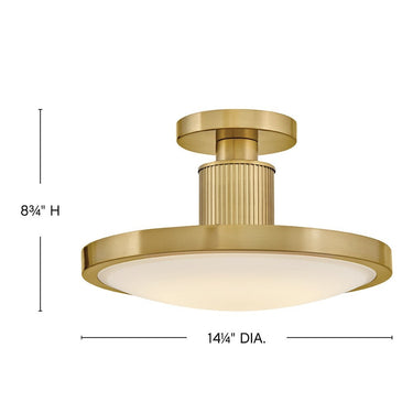Hinkley Kieran Medium Semi-Flush Mount Alternative Image 8